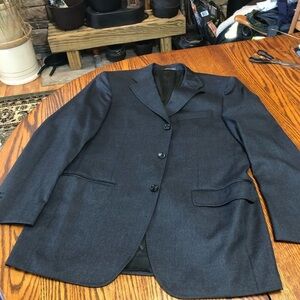 EREDI PISANO BLACK 3 BUTTON CHEST POCKET POCKET ON CHEST AND ON EACH SIDE